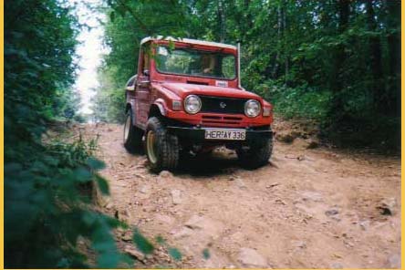 Bergabfahrt
